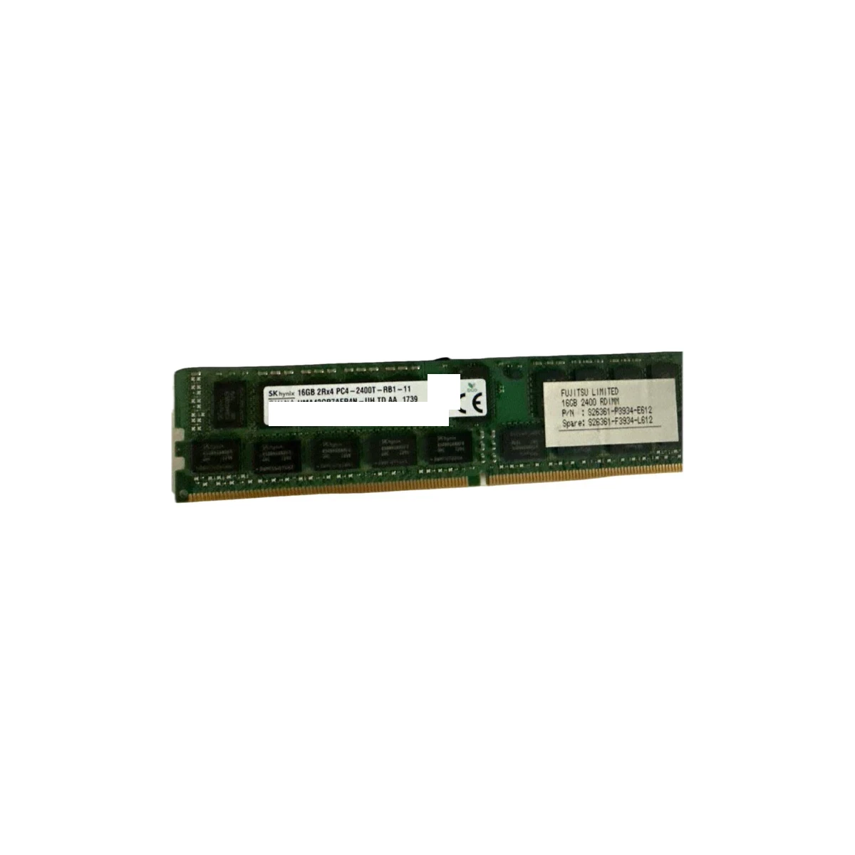DDR4 RDIMM 16GB 2400 MT/s server memory real product photo