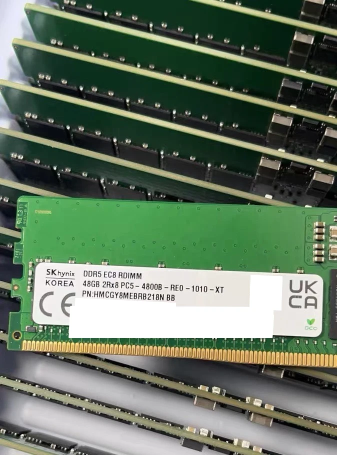 DDR5 RDIMM 128GB 4800 MT/s server memory real product photo