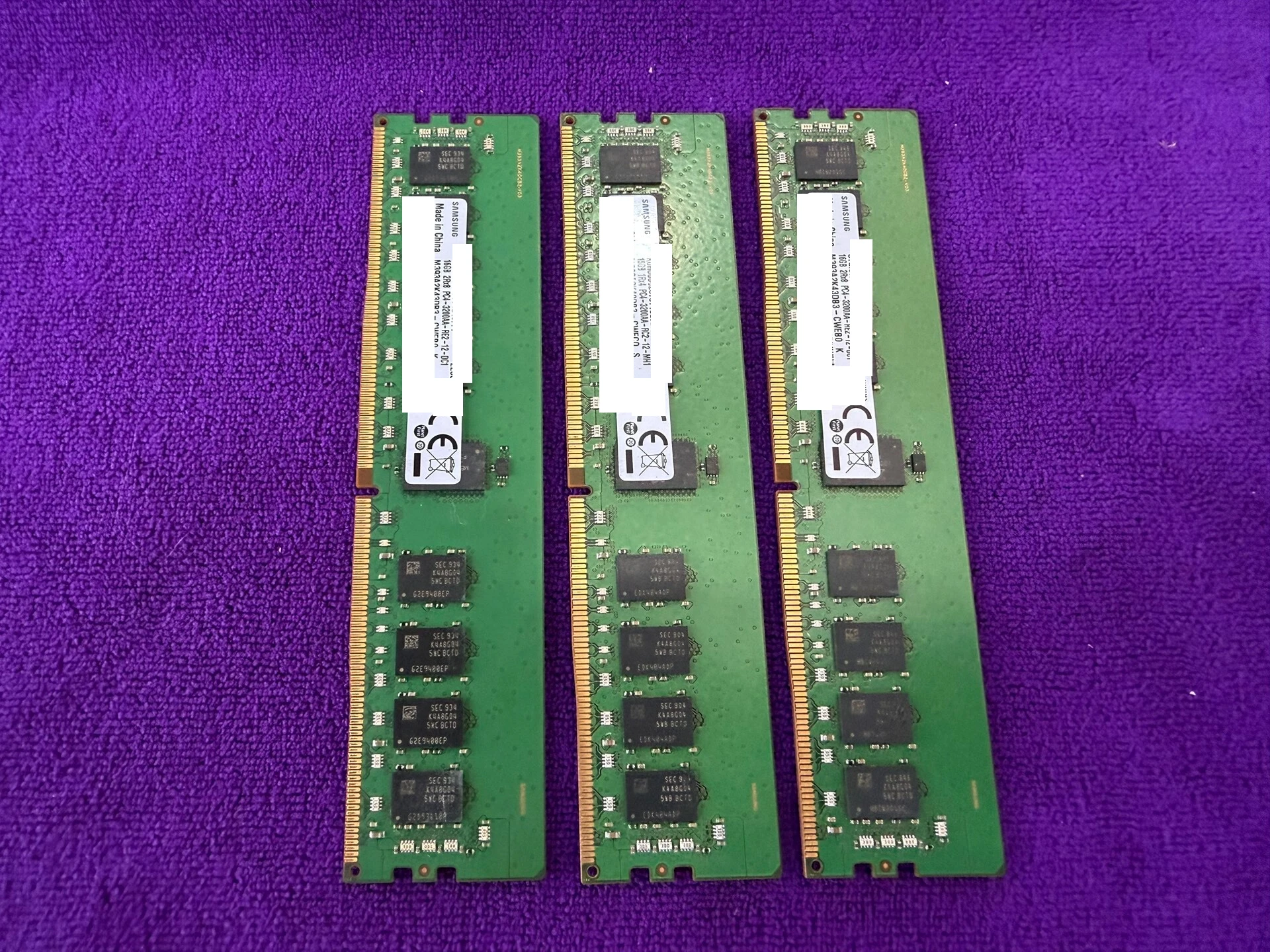 DDR4 RDIMM 16GB 3200 MT/s server memory real product photo