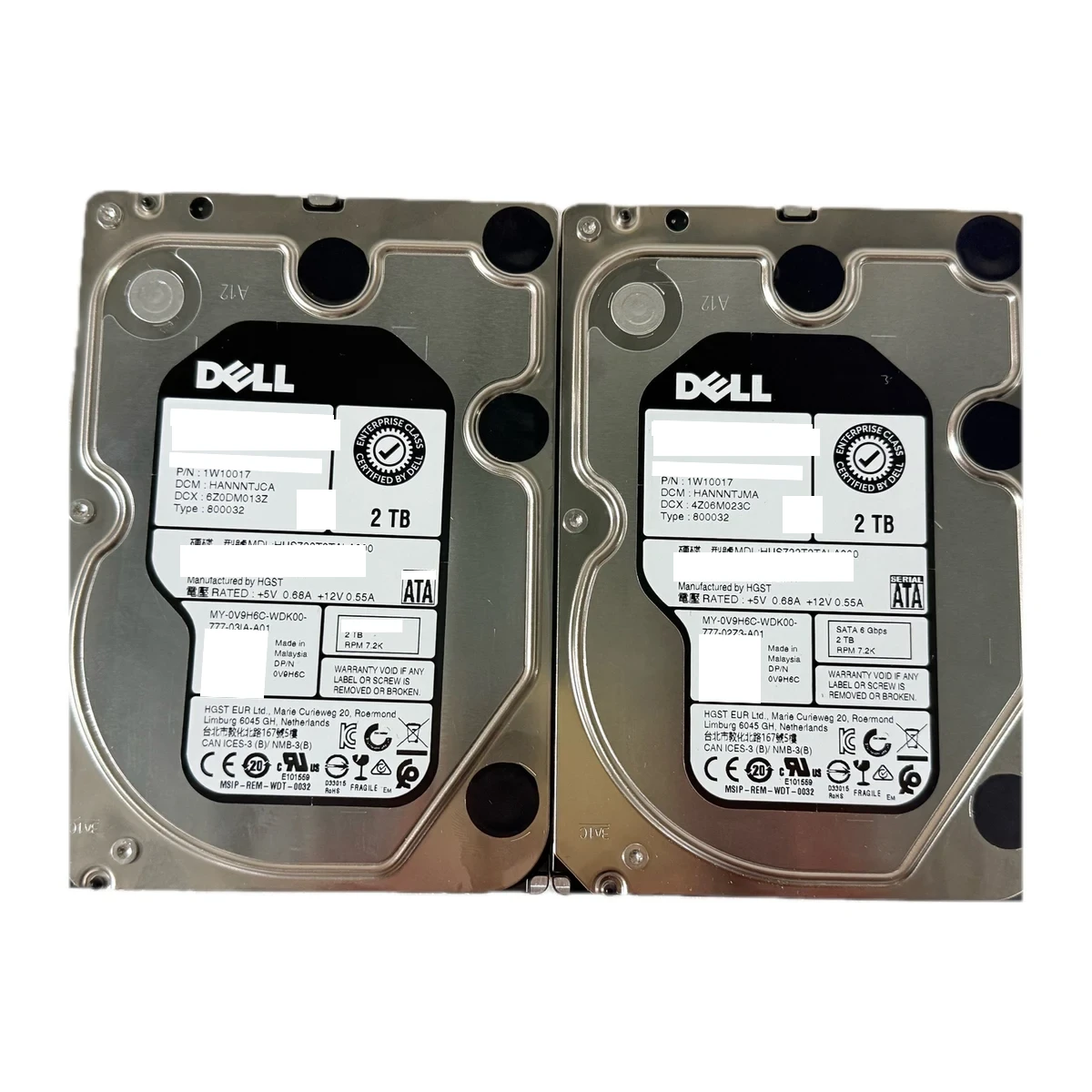 2TB SATA 3.5-inch 7.2K enterprise HDD real product photo