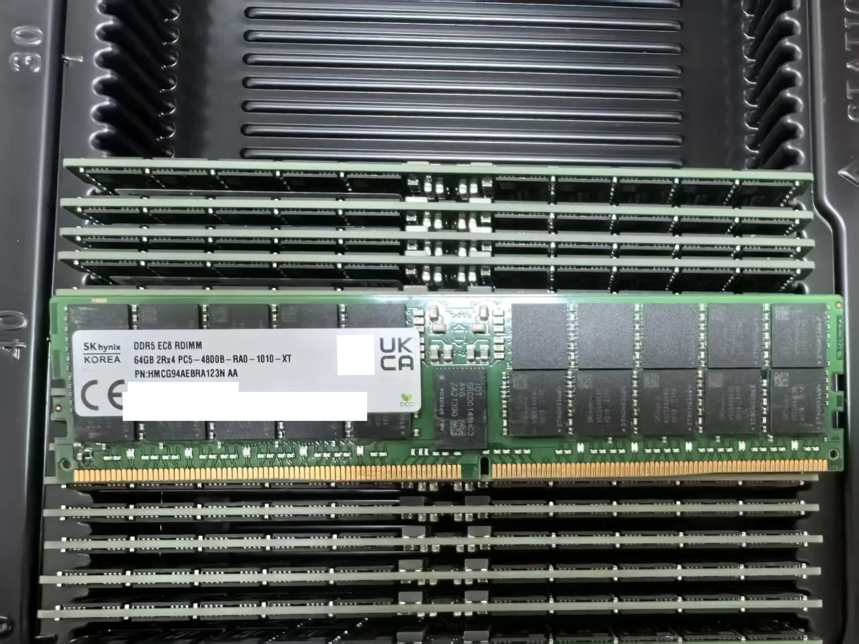 DDR5 RDIMM 64GB 4800 MT/s server memory real product photo