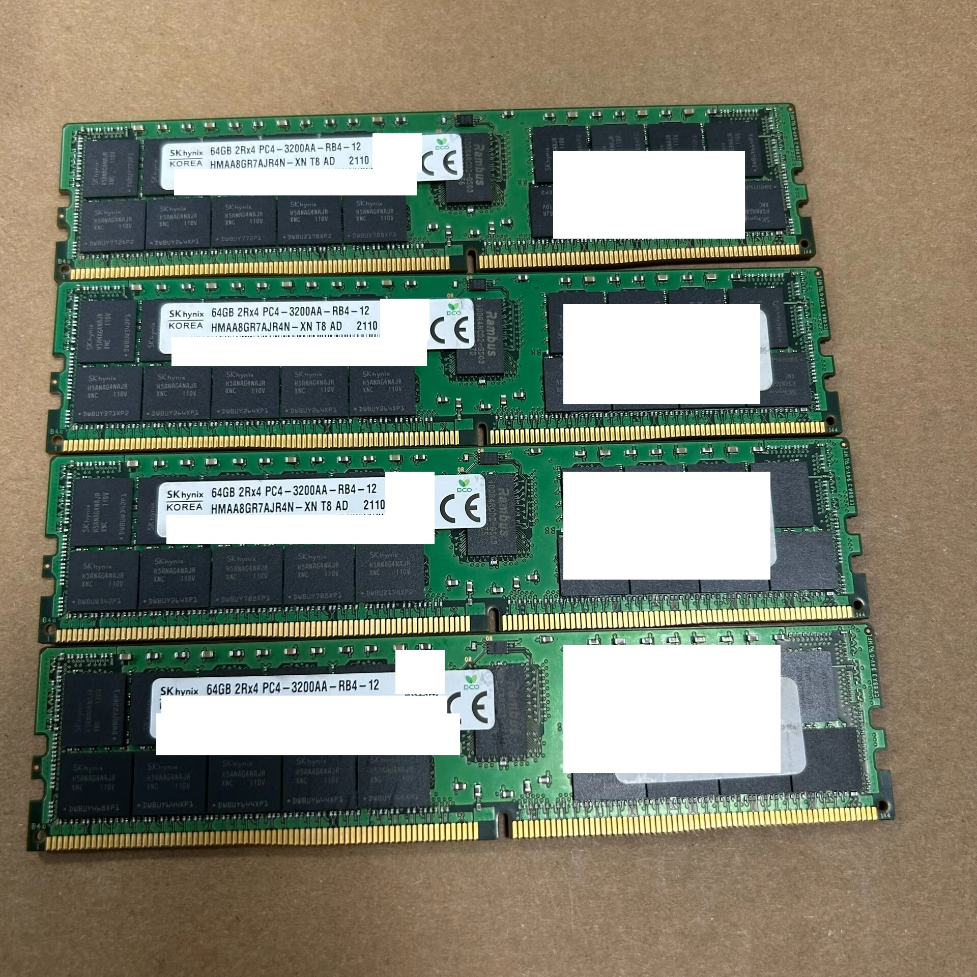 DDR4 RDIMM 64GB 3200 MT/s server memory real product photo