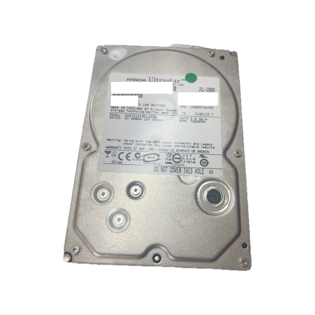 1TB SATA 3.5-inch 7.2K enterprise HDD real product photo