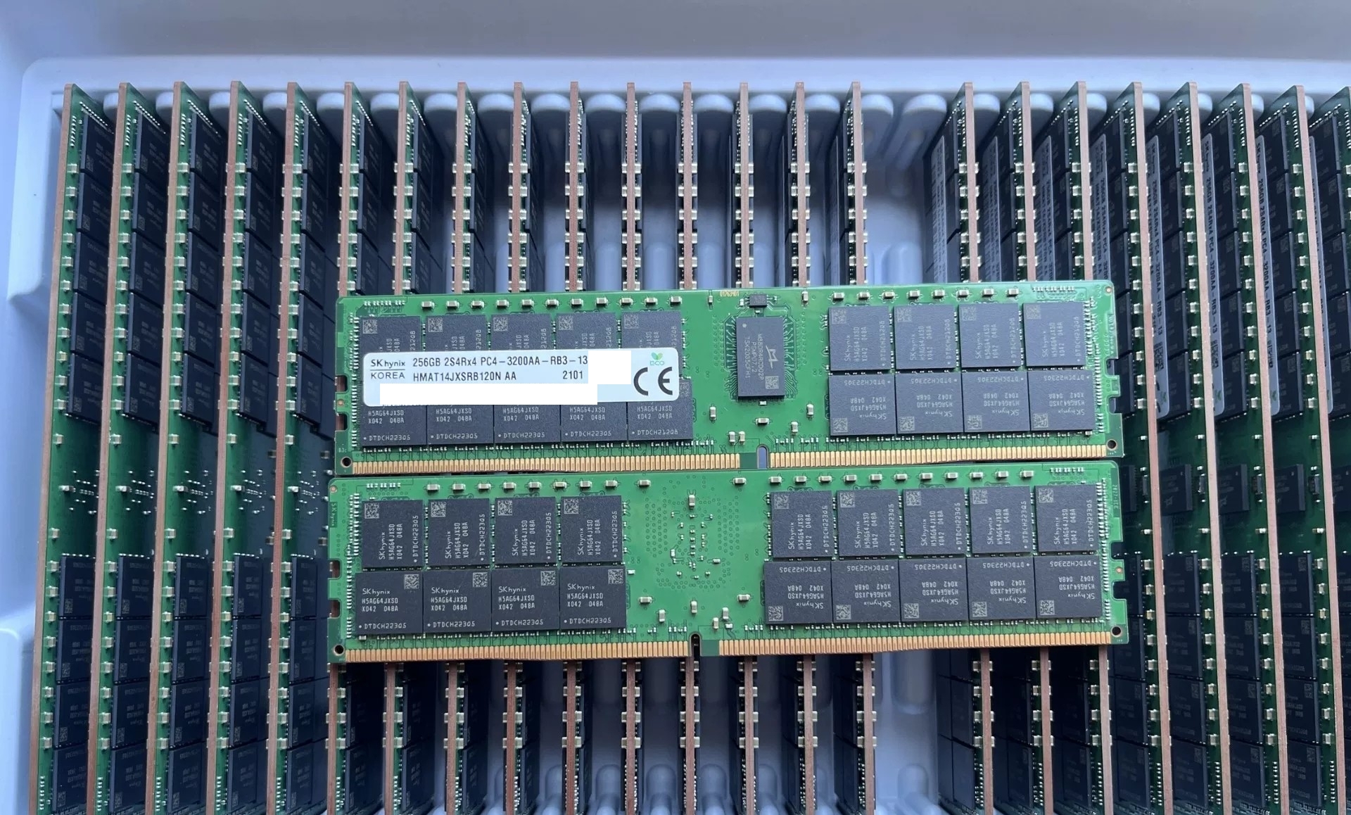 DDR4 RDIMM 256GB 2933 MT/s server memory real product photo