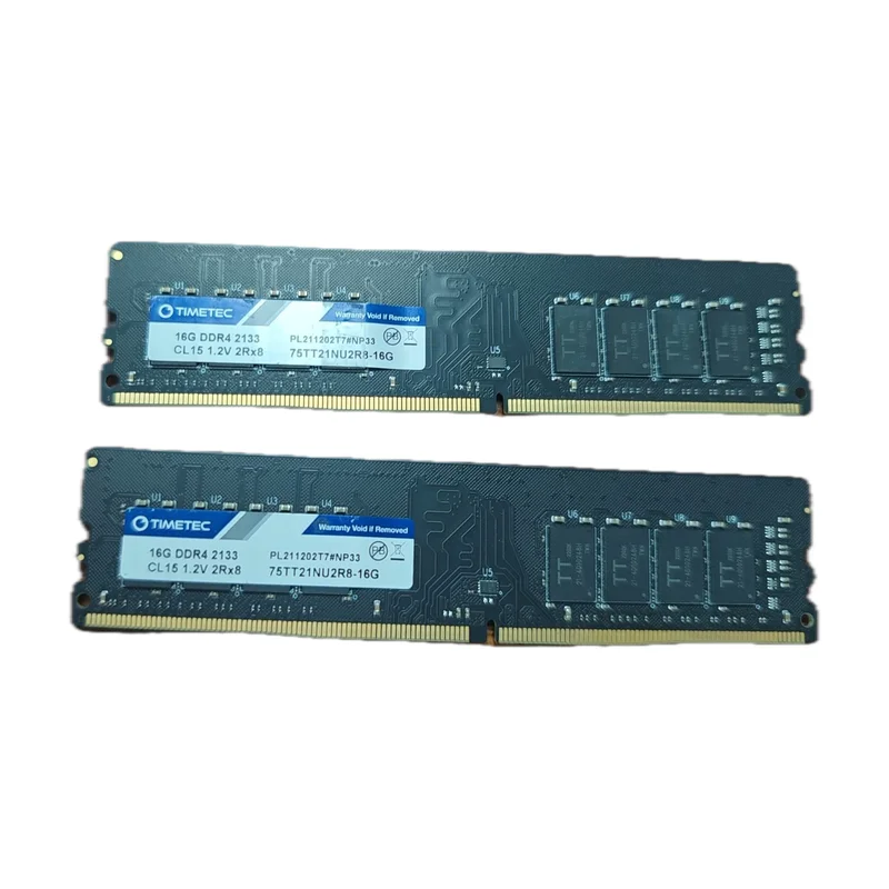 DDR4 UDIMM 16GB 2133 MT/s server memory real product photo
